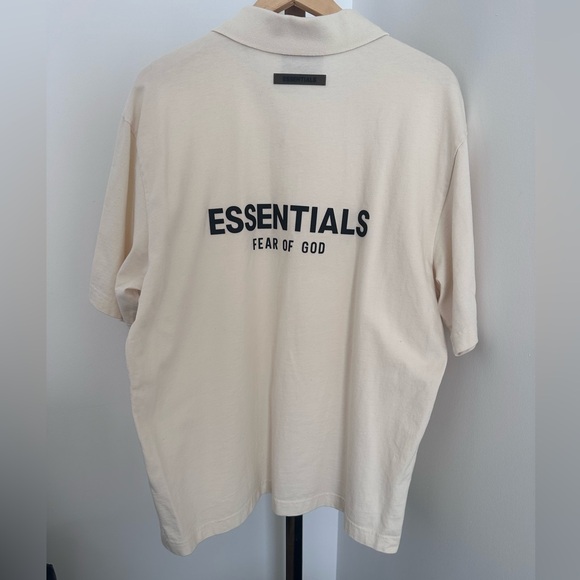 Essentials Fear of God Beige Polo Shirt - Picture 4 of 4